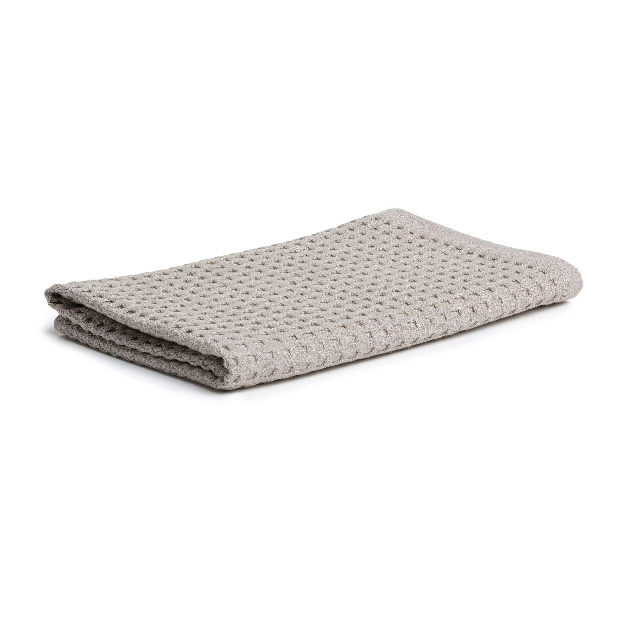 möve Piquée Shower Towel – 100% Cotton Quick-Dry Bath Towel, Cashmere