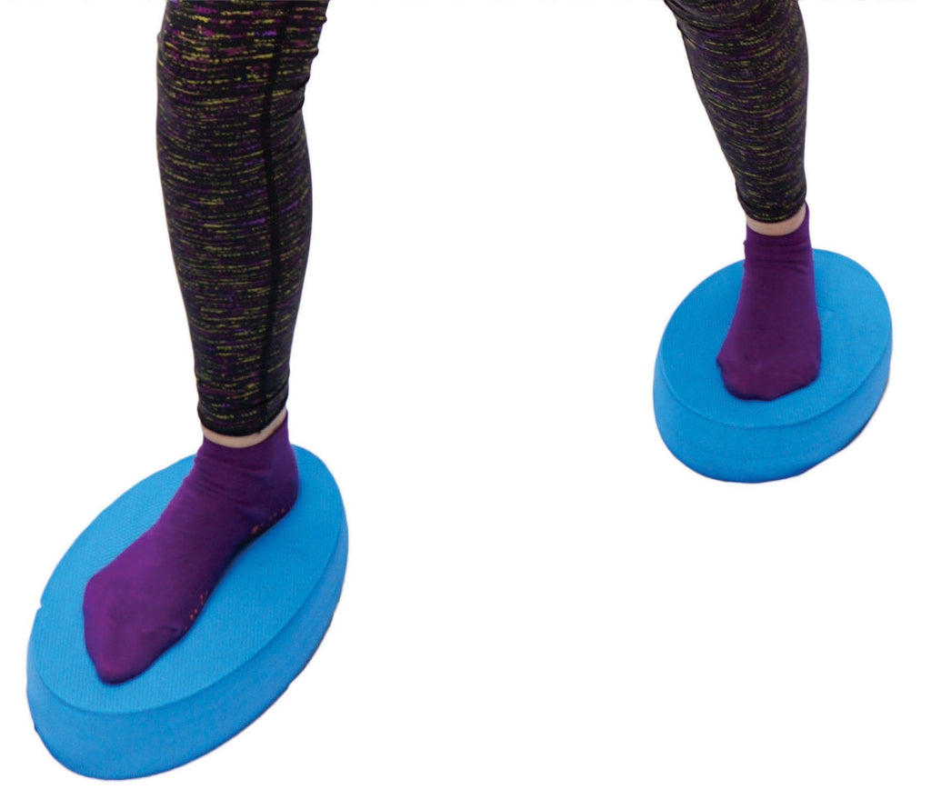 FitProducts Oval TPE Balance Pads – Set of 2 for Yoga and Physiotherapy
