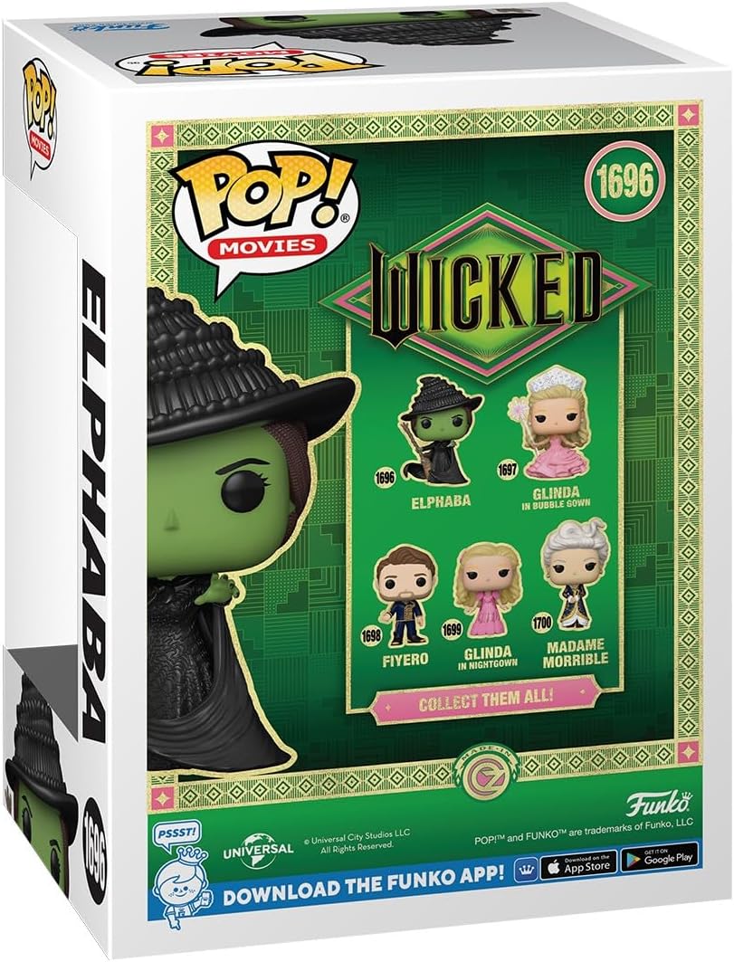Funko Pop! Movies: Wicked – Elphaba 3.75-inch Vinyl Figure Collectible
