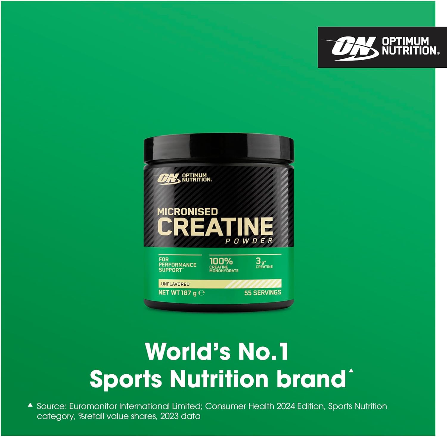 Optimum Nutrition Micronised Creatine Monohydrate Powder - 634g