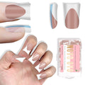 NOVO OVO Short Duck Nail Tips | French Tip Soft Gel Press On - 240pc