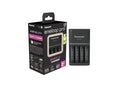 Panasonic eneloop pro SmartPlus Charger with 4 AA Rechargeable Batteries