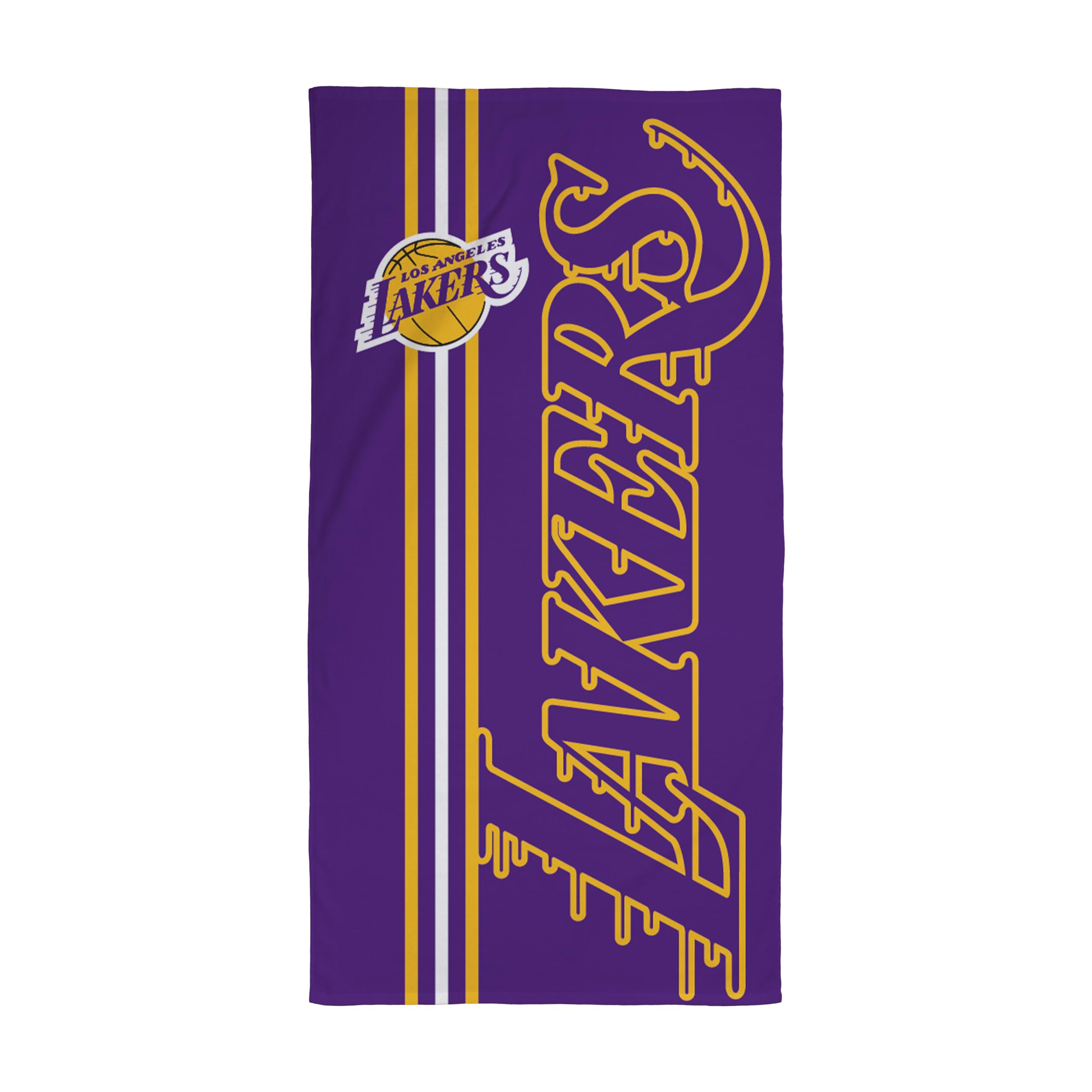 NBA Los Angeles Lakers Beach Towel – 100% Cotton, 150cm x 75cm
