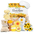 Sunflower Spa Gift Basket – 15pc Self Care Package for Women
