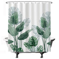 Ulticool Large Plant Shower Curtain – 180x200cm Anti-Mildew Washable