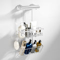 HouseUp 2-Tier Hanging Shower Caddy – Rustproof No-Drill Bathroom Shelf