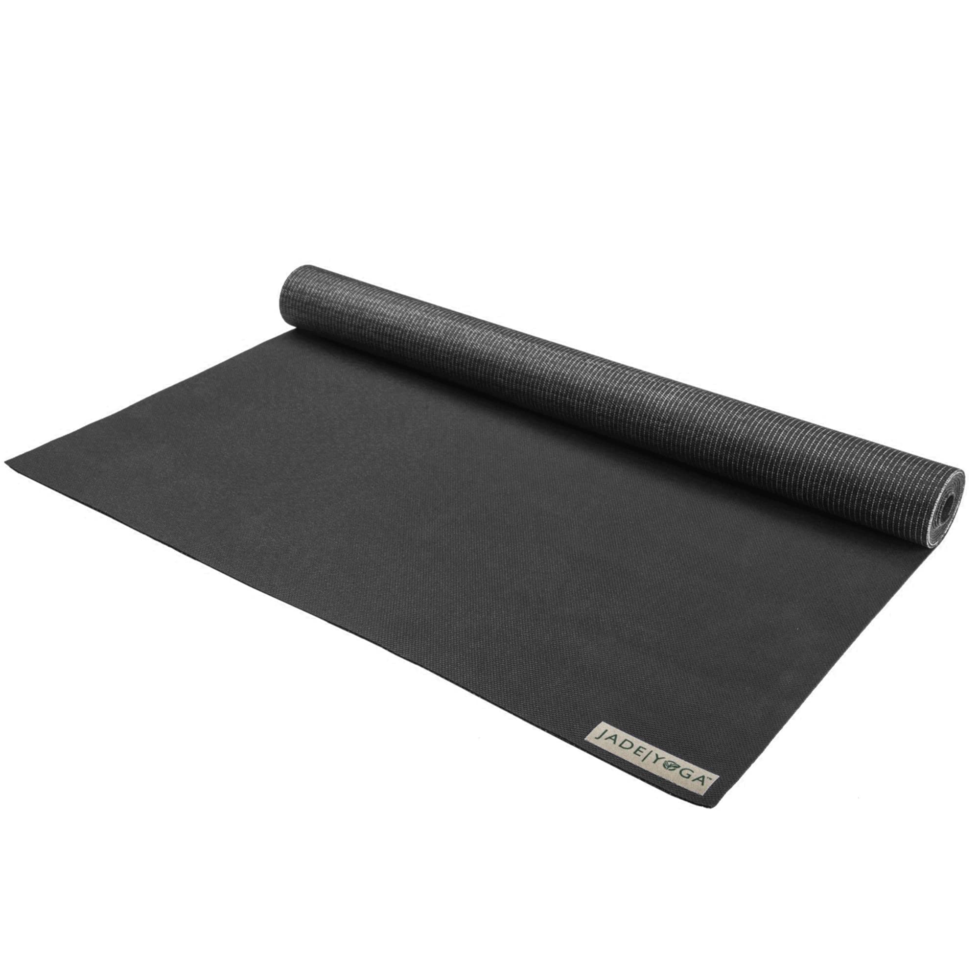 Jade Yoga Voyager Travel Mat - 1.6mm Natural Rubber - Black