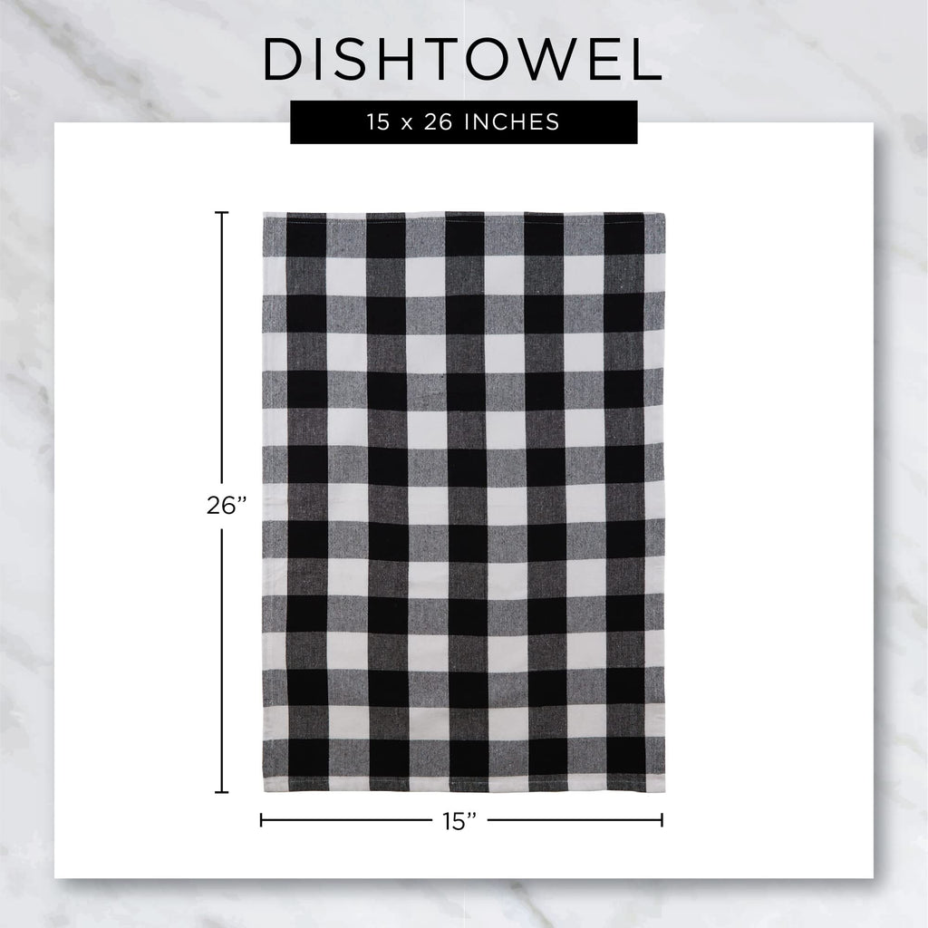 DII Basic Terry Collection Waffle Dishtowel Set, 15x26, Solid Dark Green, 4 Piece - image 3