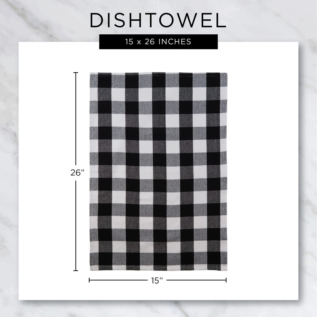 DII Basic Terry Collection Waffle Dishtowel Set, 15x26, Solid Dark Green, 4 Piece - image 3