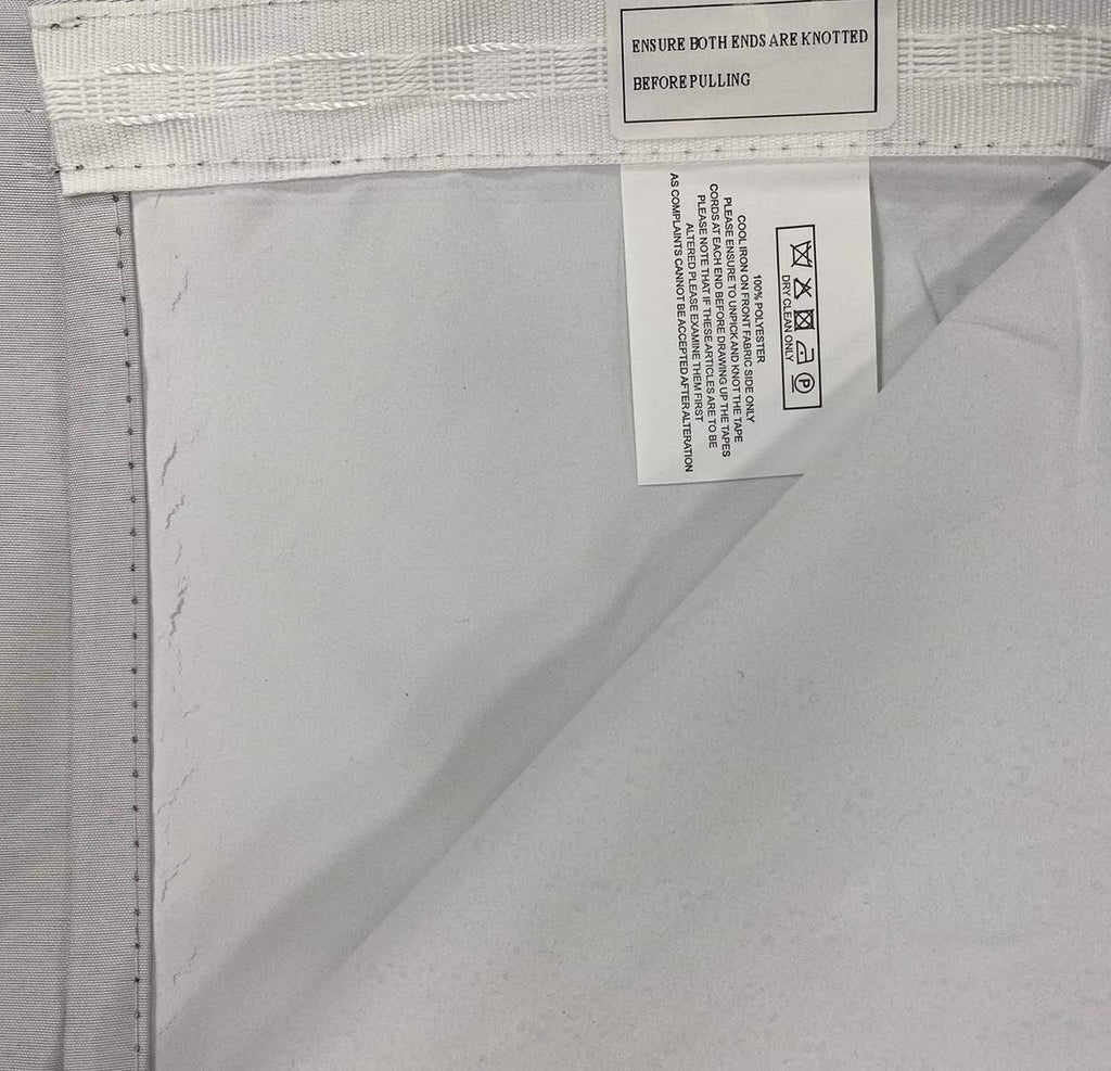 Kinfolk Textile Thermal Blackout Curtain Linings - 3 Pass Pair (90x72)