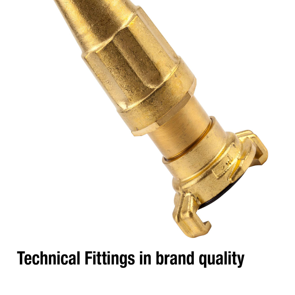 Gardena Brass Quick Release Syringe | 25mm 1 Inch Heavy Duty Hose Nozzle