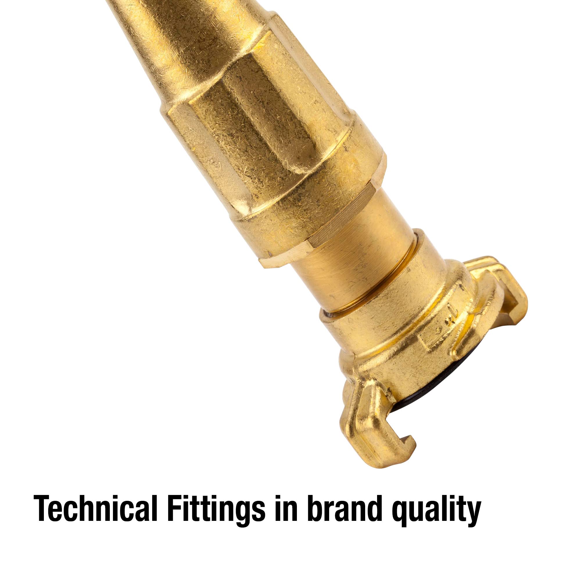 Gardena Brass Quick Release Syringe | 25mm 1 Inch Heavy Duty Hose Nozzle