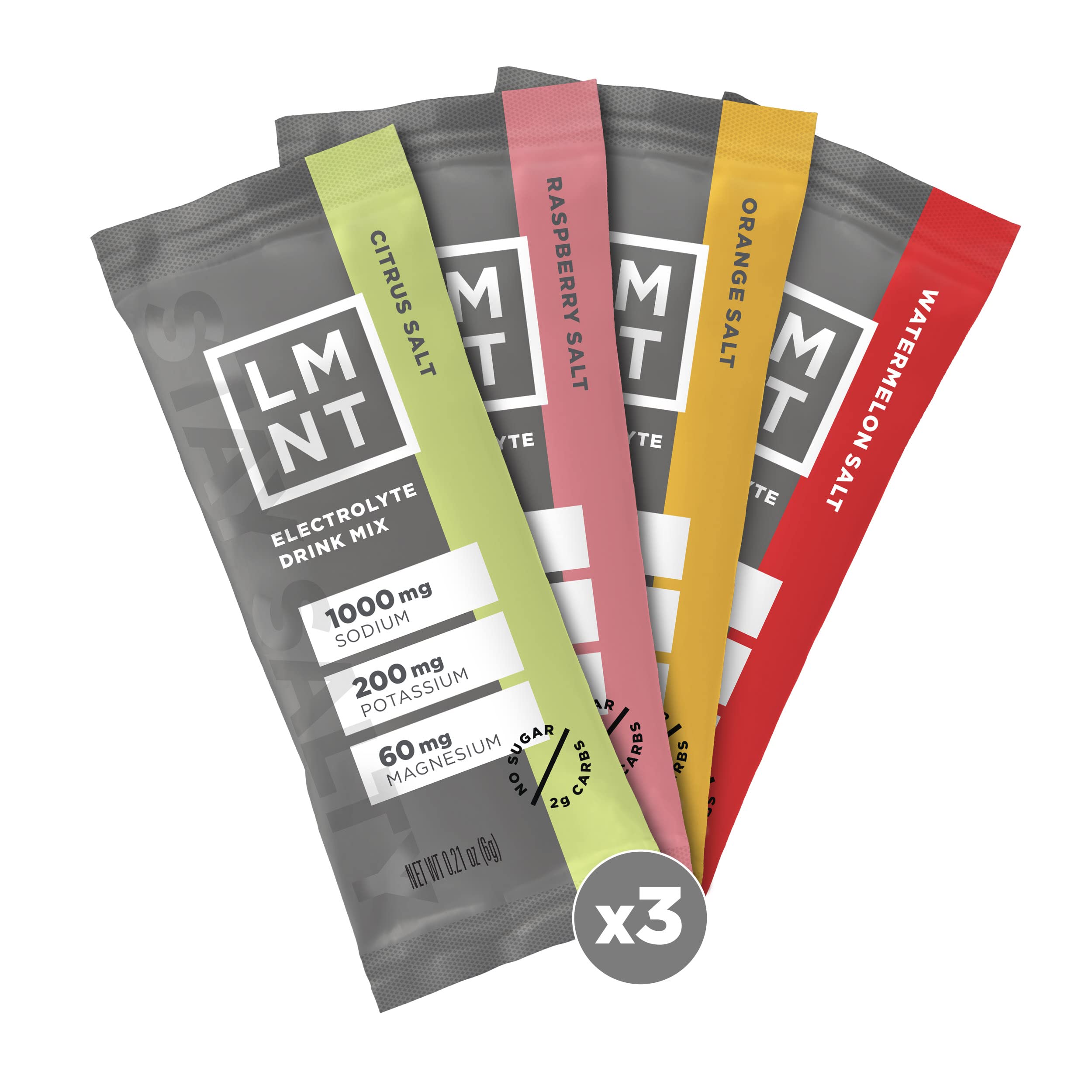LMNT Electrolyte Drink Mix – Sugar-Free Hydration Powder Variety Pack
