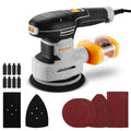 DEKOPRO 3-in-1 Electric Orbital Sander - 300W 13000RPM Woodworking Tool