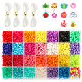 INSCRAFT 4600pc Pony Beads Jewelry Making Kit – 27 Colors & Letter Beads