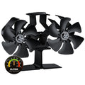BLFIRE 12-Blade Wood Stove Fan | Heat Powered Silent Log Burner Fan