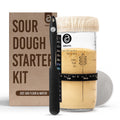 Jolof Store Sourdough Starter Kit – 710ml Jar with Feeding Tracker