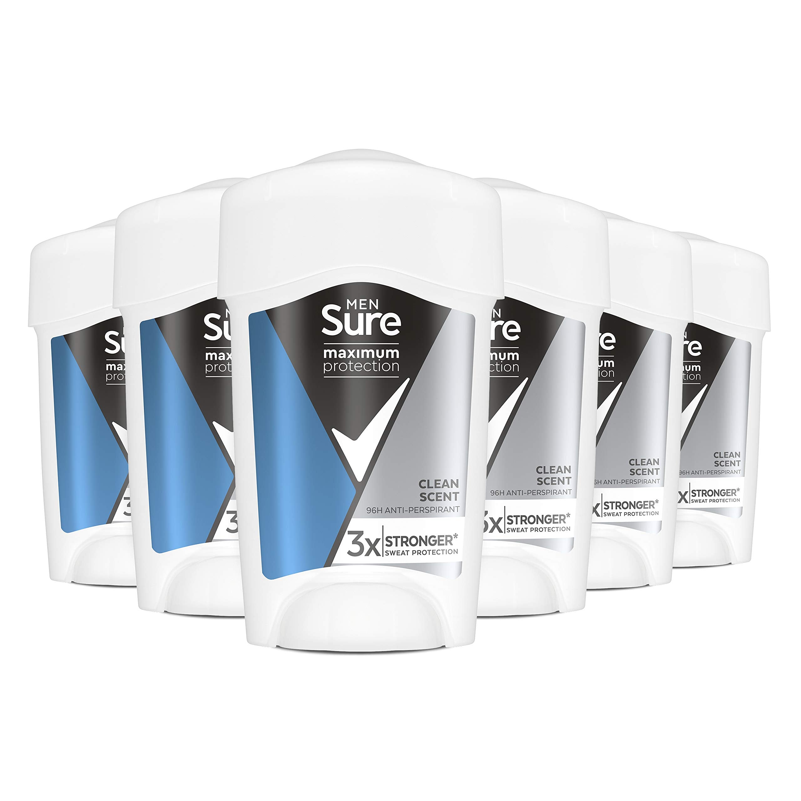Sure Men Maximum Protection Antiperspirant Cream Stick - Clean Scent 45ml