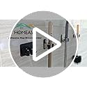 Homeasy Mop and Broom Holder | 4 Pcs Stainless Steel Wall Mount Hanger
