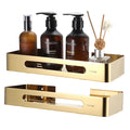 IGNPION Gold Shower Caddy – 2 Pack Stainless Steel Wall Mounted Shelf