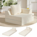 MeMoreCool Folding Sofa Bed Single, Convertible Boneless Couch with Pillow