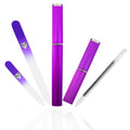 Bona Fide Beauty 3-Piece Czech Glass Manicure Set with Cuticle Pusher