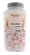 Maxons Clove Rock Boiled Sweets – Traditional Bulk 3.18kg Sweet Jar