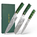 LIN ZHI REN 3-Piece Kitchen Knife Set – Stainless Steel Cutlery