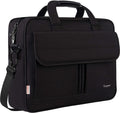 Taygeer 15.6 Inch Laptop Bag | Business Messenger Briefcase - Black