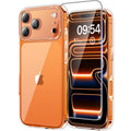 TAURI iPhone 17 Pro Case | Clear Shockproof Cover with Screen Protector