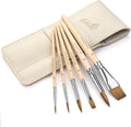 6pc Kolinsky Sable Travel Watercolour Brushes for Artists