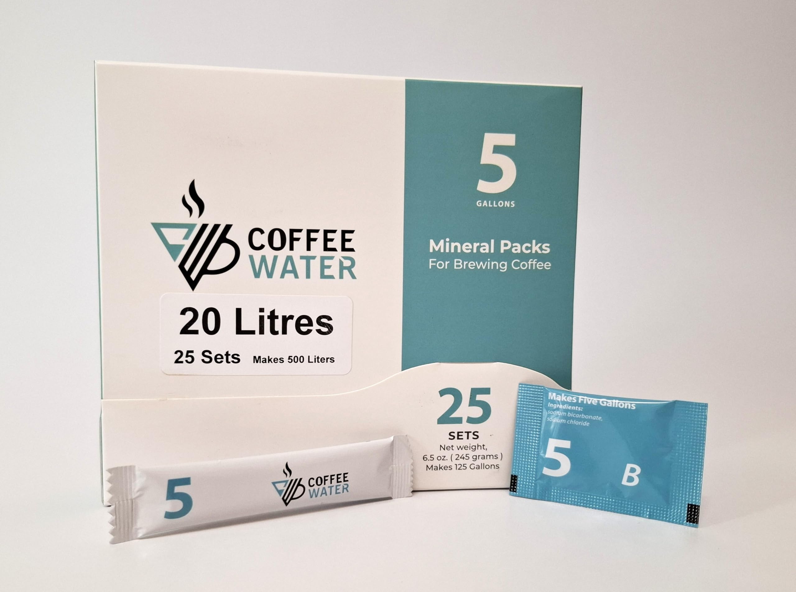Coffee Water Mineral Packs - Makes 500 Litres for Brewing