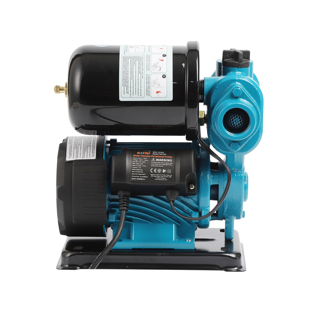 KATSU 120W Automatic Water Booster Pump | Self Priming Pressure Control