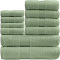 GC Gaveno Cavailia 10 Piece Cotton Towel Bale Set - 450 GSM Sage Green