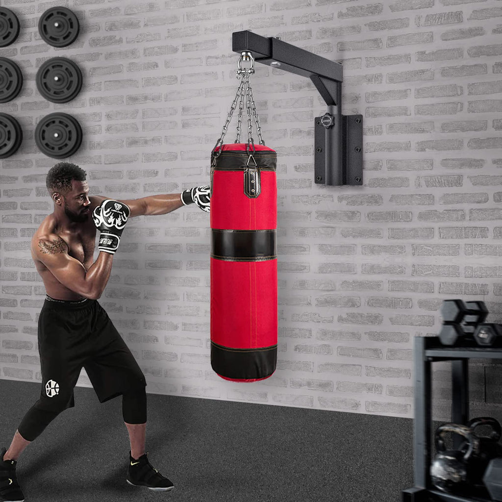 BeneLabel Heavy Bag Wall Mount Hanger | Adjustable Boxing Bracket