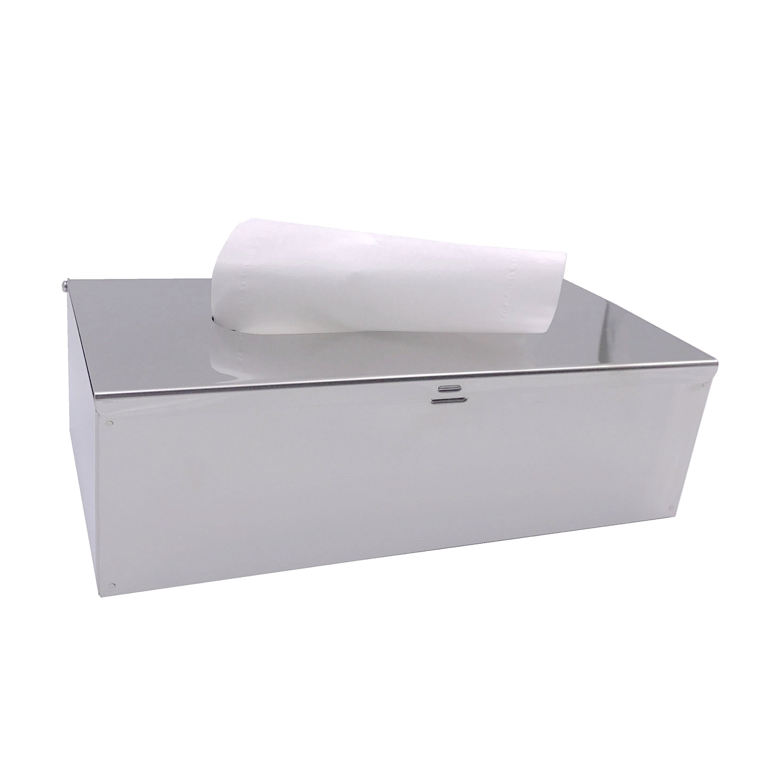 M2cbridge Stainless Steel Facial Tissue Box Cover - Wall Mounted Holder