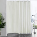 Furlinic Extra Wide Beige Shower Curtain | Waterproof Polyester 244x200cm