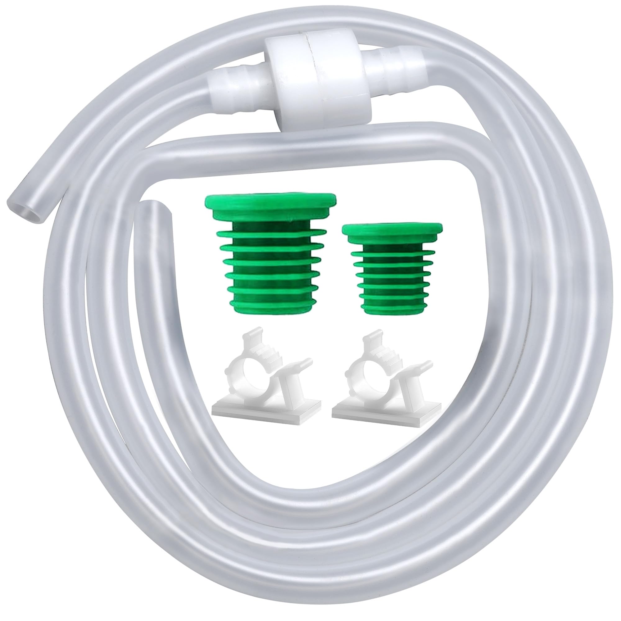 SonTiy Soap Dispenser Extension Tube Kit | 47" Silicone Hose with Check Valve