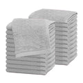 Westlane Linens 100% Cotton Face Cloths - 500 GSM Washcloths, 24 Pack