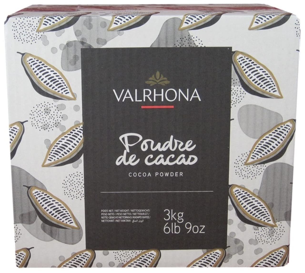Valrhona Unsweetened Cocoa Powder – 3kg Bulk Gourmet Baking Cocoa