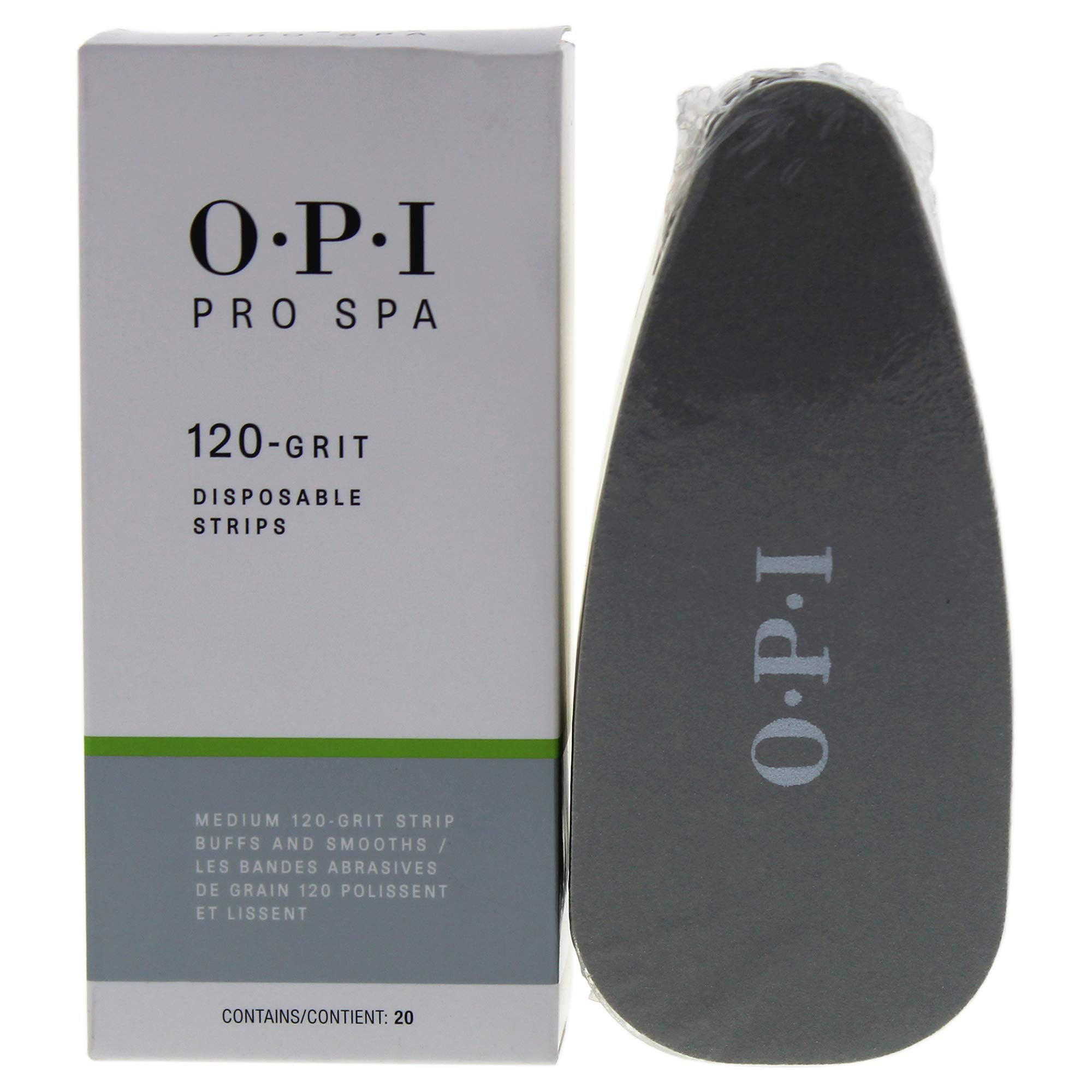 OPI Foot File Refill Strips - Step 2, 120 Grit Callus Remover (20 Pack)