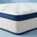 Lavfine King Size Mattress - 5FT, 10 Inch Memory Foam with Pocket Spring Hybrid, Medium Support, Motion Isolation, Breathable Soft Fabric