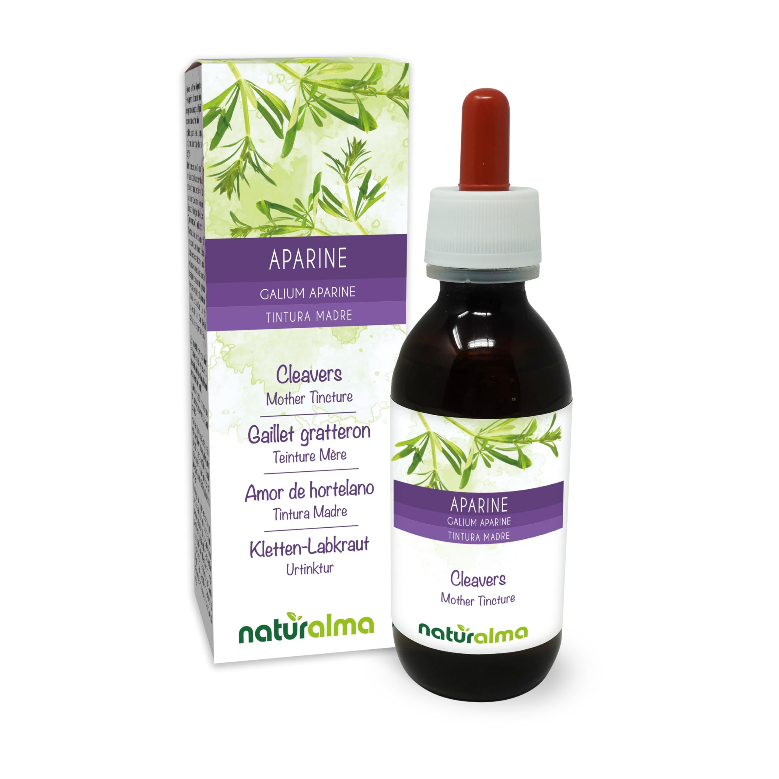 Naturalma Cleavers (Galium aparine) Alcohol-Free Tincture - 120 ml