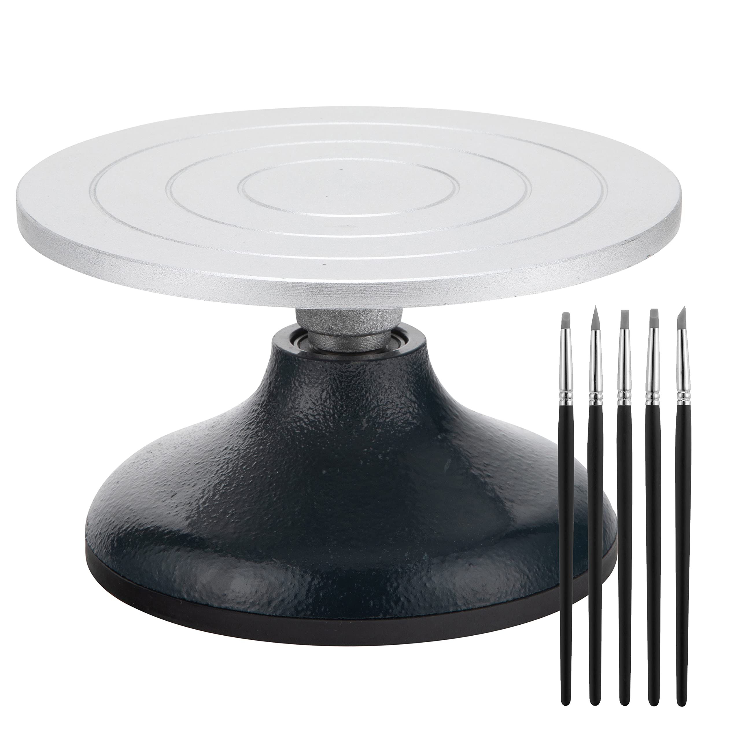 Agustu 18cm Pottery Wheel – Metal Banding Turntable for Clay & Ceramics