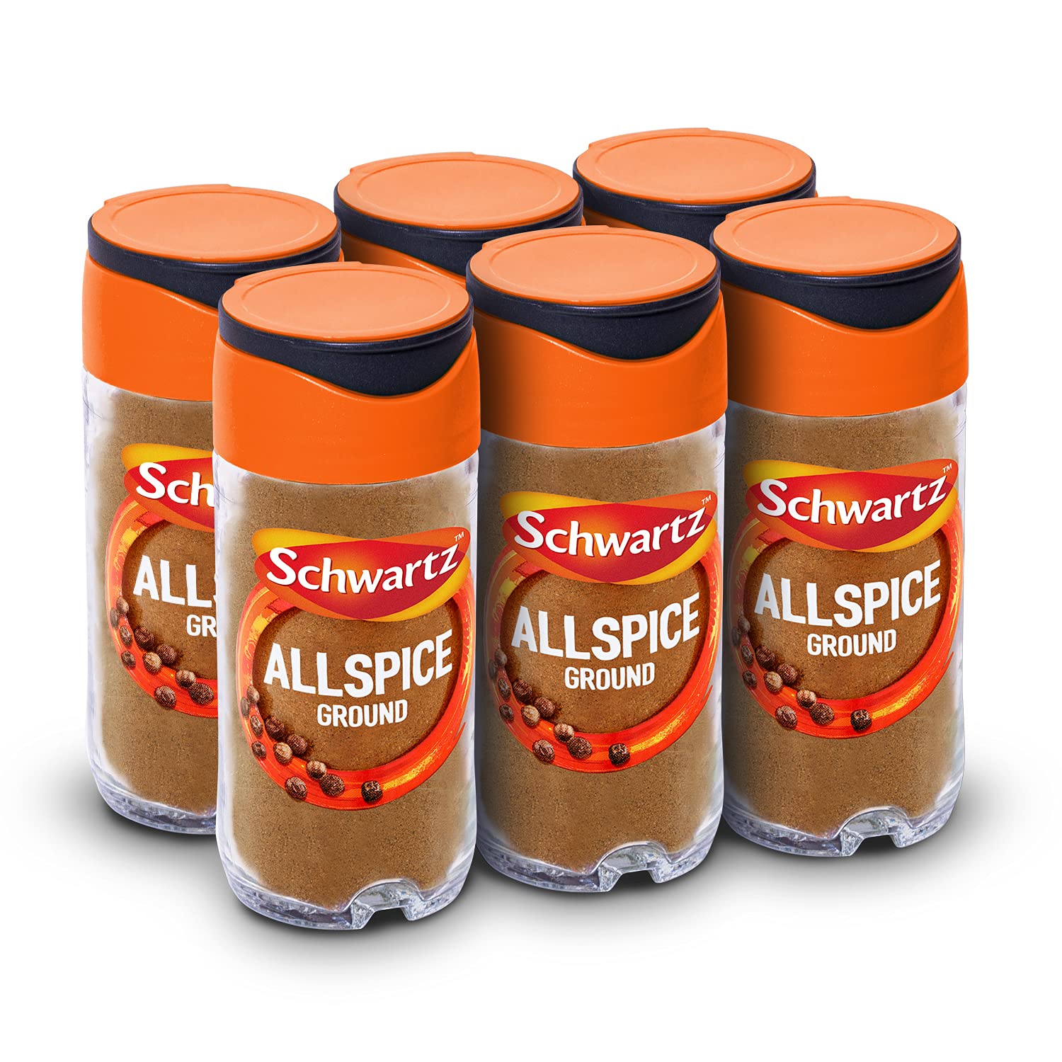 Schwartz Ground Allspice - Warm and Fruity Baking Spice - 37g (Pack of 6)
