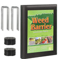 BEGONDIS Heavy Duty Weed Control Membrane 25m x 2m with Garden Pegs