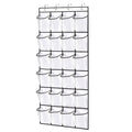 SOPSTUO Hanging Shoe Storage, Over Door Shoe Storage, Door Shoe Rack, 24 Breathable Mesh Huge Pockets - image 1