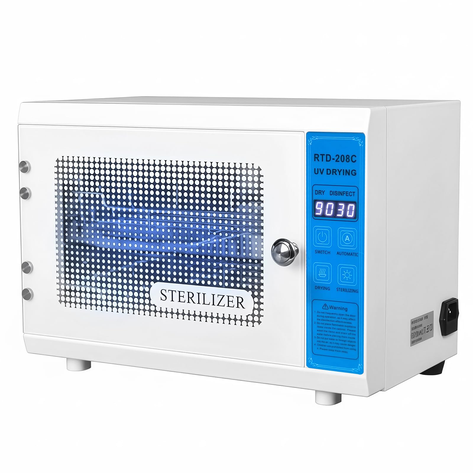Jargrovs 12L UV Steriliser & Dry Heat Cabinet for Nail Salon Tools