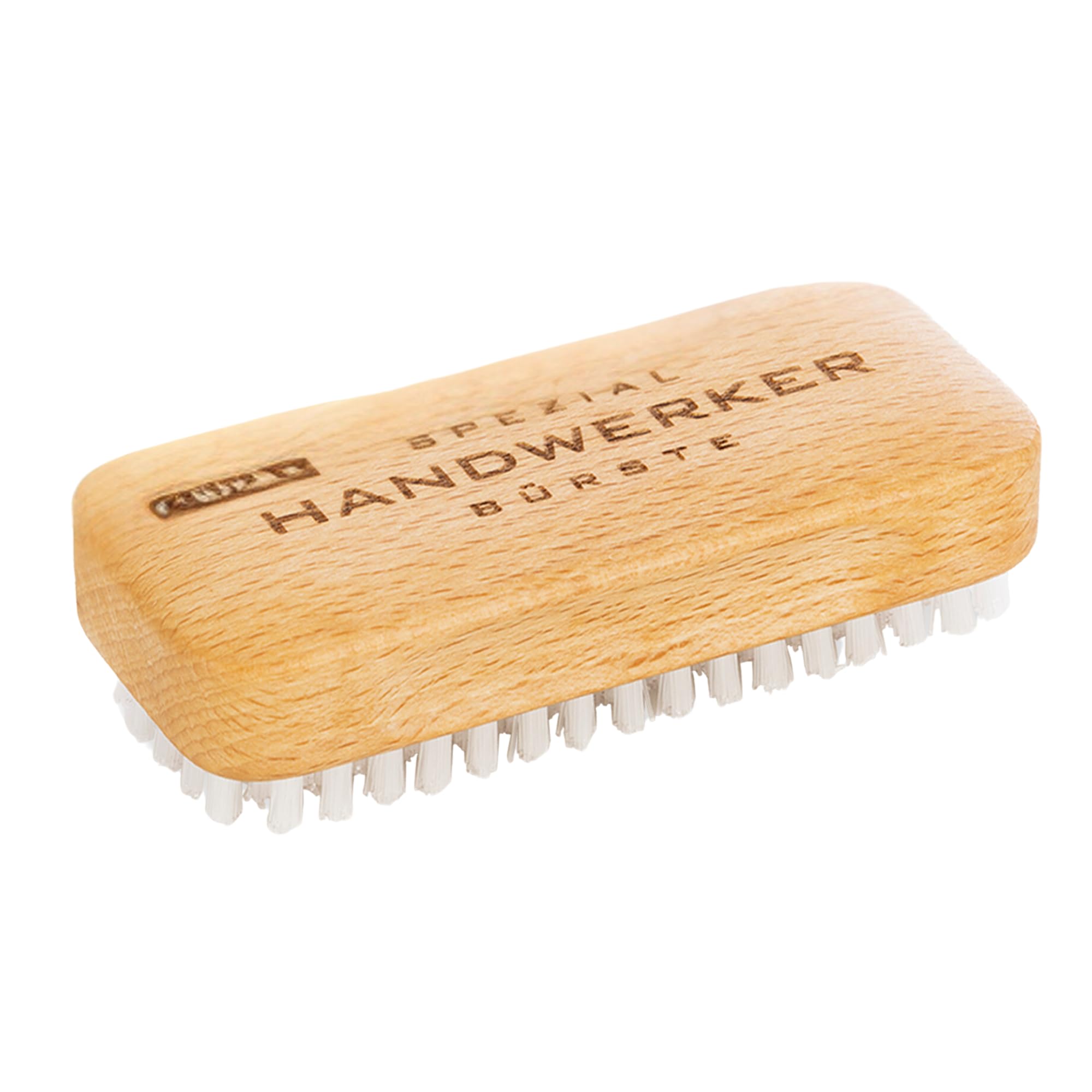 REMOS Craftsman Hand Brush – Beech Wood Nail Scrubber with Nylon Bristles