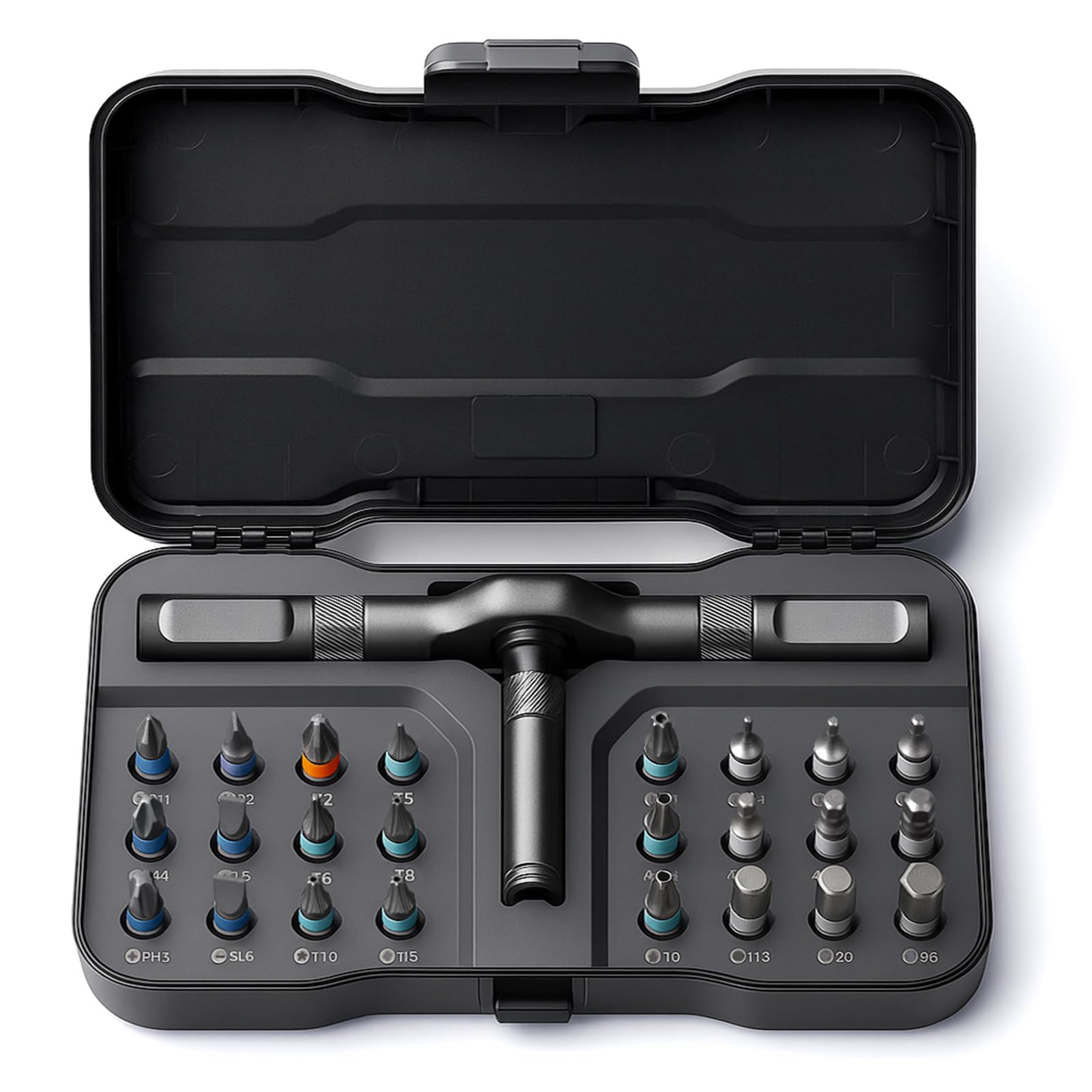 VMAN 24 in 1 Ratchet Screwdriver Set | S2 Steel Magnetic Bits